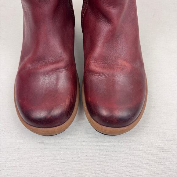 Socofy Boho Patchwork Leather Boots - Picture 3 of 11